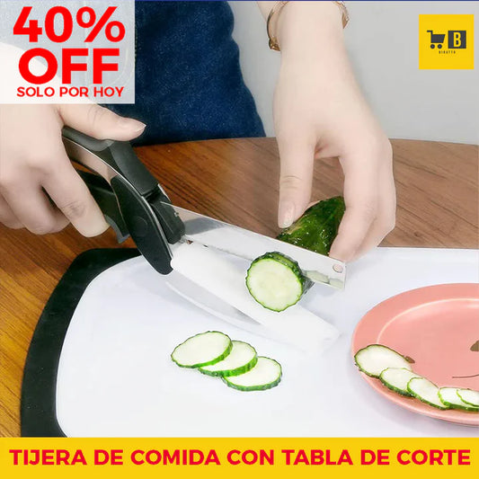 CUTPRO® - TIJERAS CORTA ALIMENTOS 2 EN 1